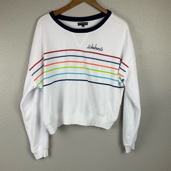 Fifth Sun Cropped Long Sleeve Sweater - Picture 1 of 8